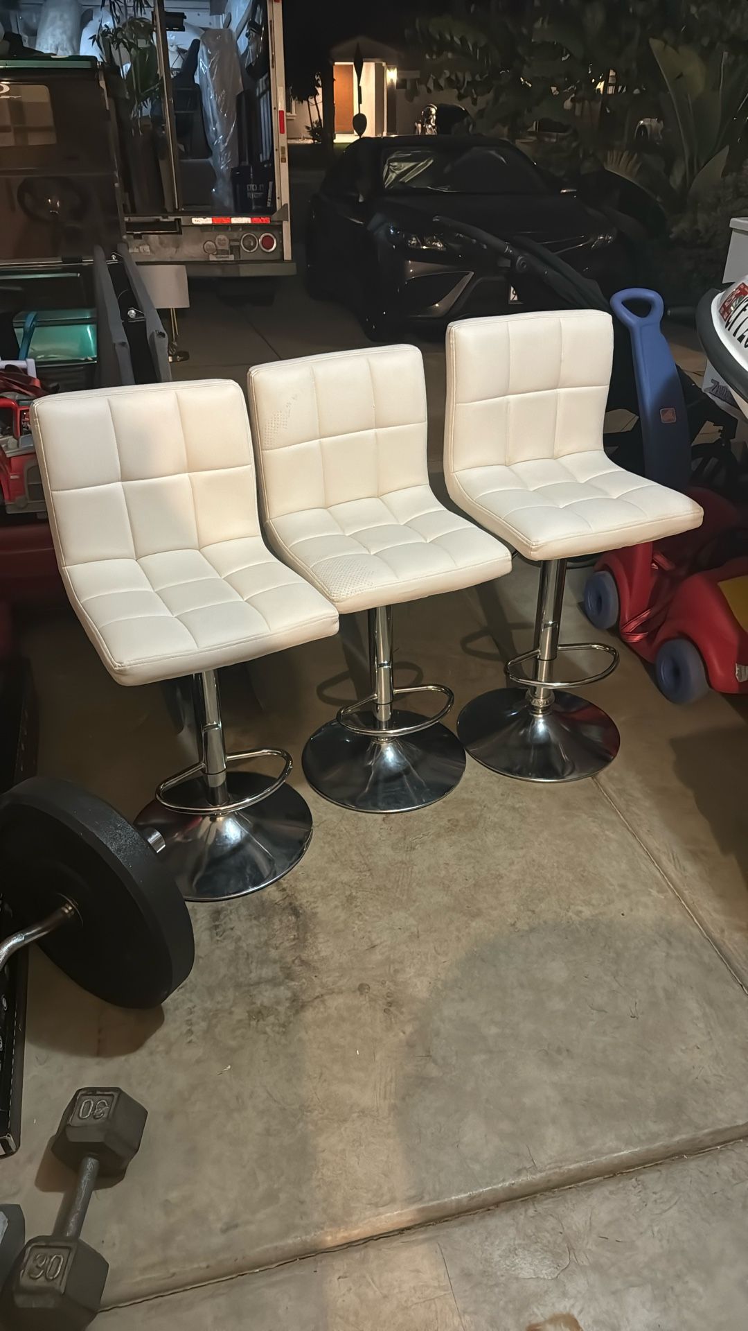 White Stools