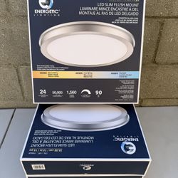 Energetic Lighting 14β Led Slim Flush Mount Light Fixture