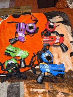 Laser tag 2 person 3 or 4.