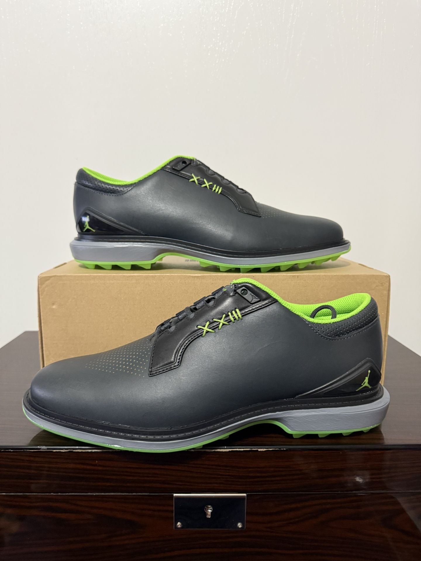 Nike Jordan ADG 5 Spikeless Golf Shoes Black Green FQ7874-002 Men's Size 10