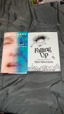 Two Hardcover Books – Jim Carrey & Shel Silverstein