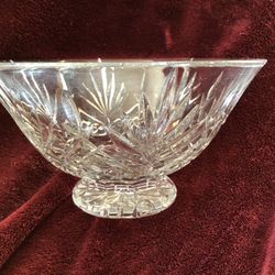 Waterford Glendale Footed Crystal Bowl