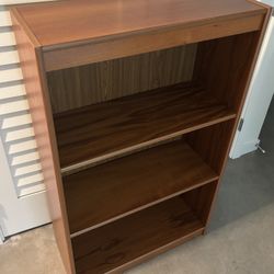 Teak Veneer Bookcase