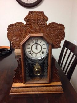 Ingraham gingerbread clock