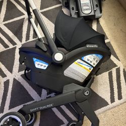 Evenflo Shyft Dualride Infant Car Seat Like New