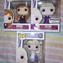 Frozen Elsa And Anna Funko Pop