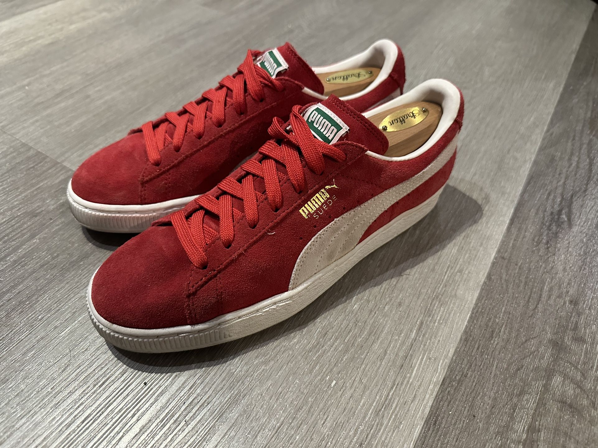 Puma Suedes (Red, 7.5M)