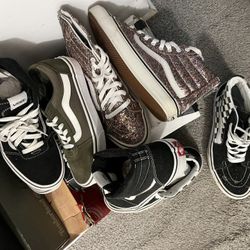 Vans Shoes Size 5, 6, 8, $35, $45.. Each 