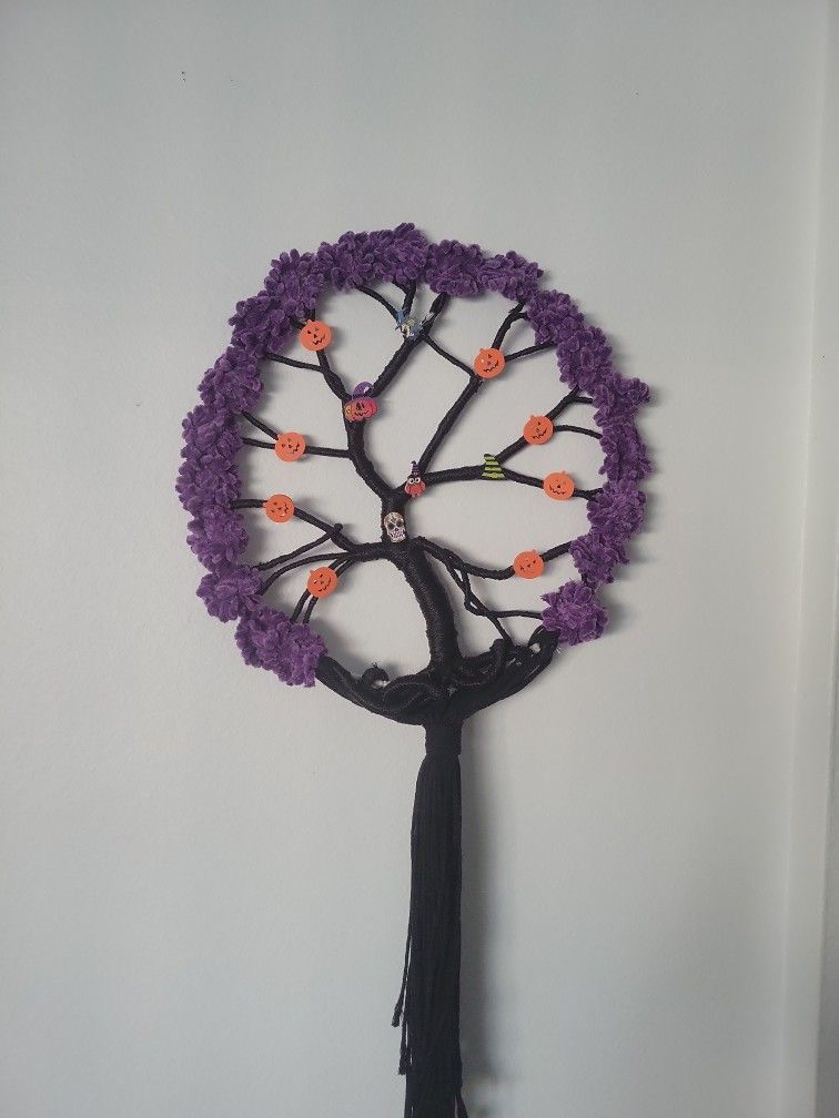 Macrame Tree Of Life. Halloween Theme 🎃