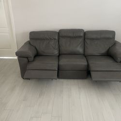 Natuzzi Leather Couch