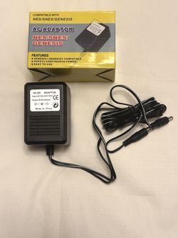 3 In 1 Ac Adapter For Nes Super Nintendo & Sega Genesis