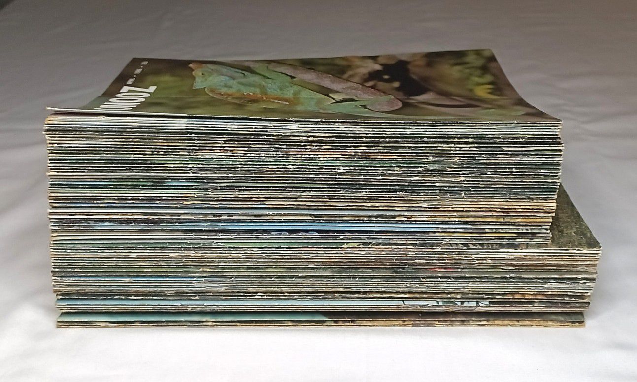 ZooNooz Magazine Vintage Lot of 74 Issues From 1(contact info removed)