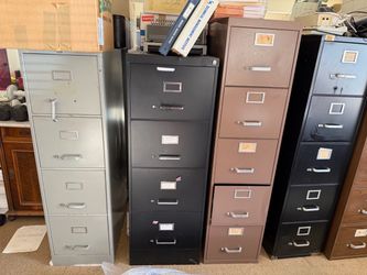 Free filing cabinets various sizes! All work great.