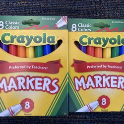 Crayola - Classic and Bold Markers 8ct (20 Sets)