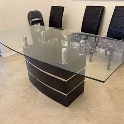 Glass Dining Table