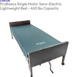 Pro Basics Semi electric hospital bed 