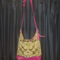 Vintage Coach Crossbody Hobo