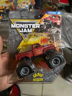 Monster Jam Series 46 Retro Rebels Red Grave Digger 1:64 Die-cast Truck New 2026
