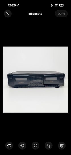 Sony TC-WE305 Dual Cassette Deck – Powers On / Untested / As-Is