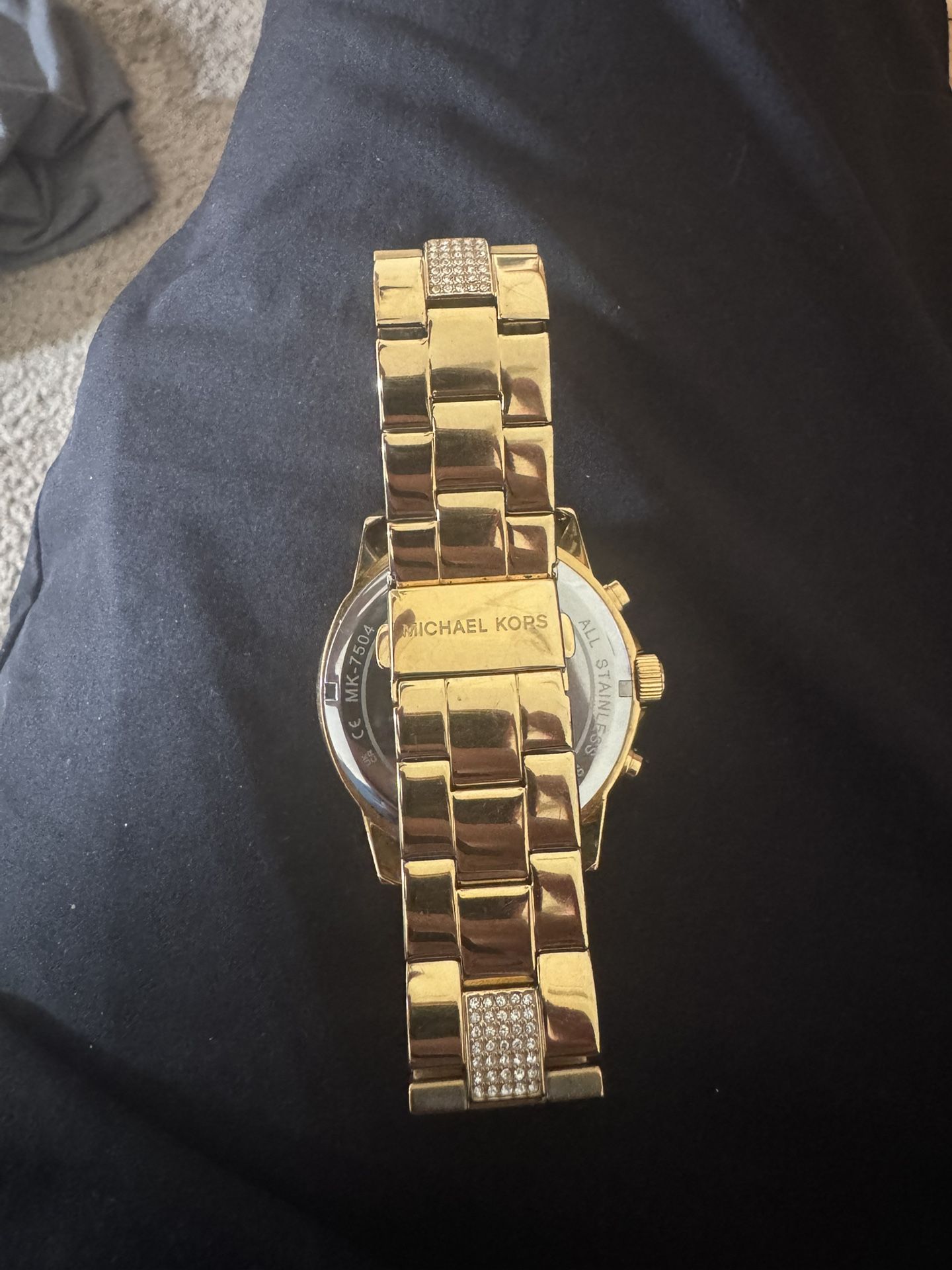 Michael Kors diamond stainless Steel Watch