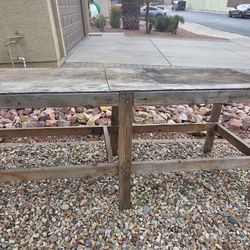 Wooden Work Bench 