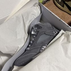 AIR JORDAN 5 WOLF GREY Sz 8.5 DS