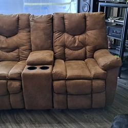 Ashley Furniture Recliner sofa and love seat