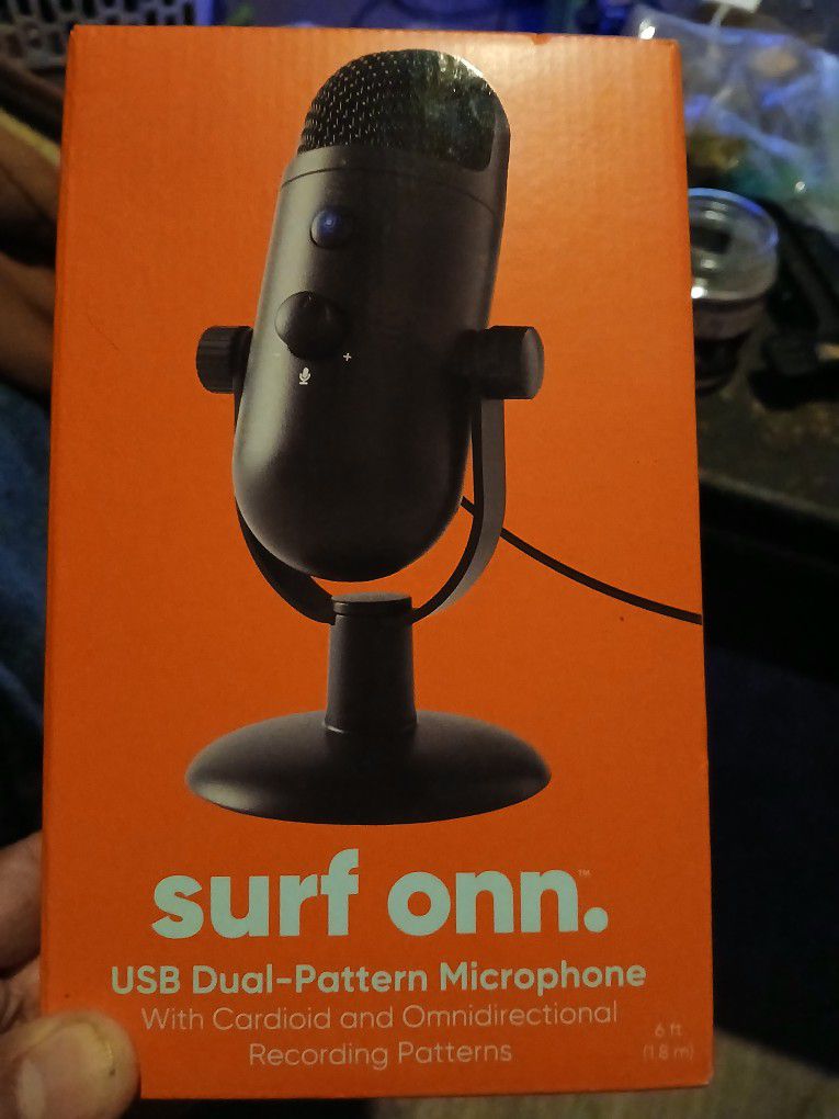 Bluetooth Microphone By Onn With USB Dual Pattern Microphone For 50$