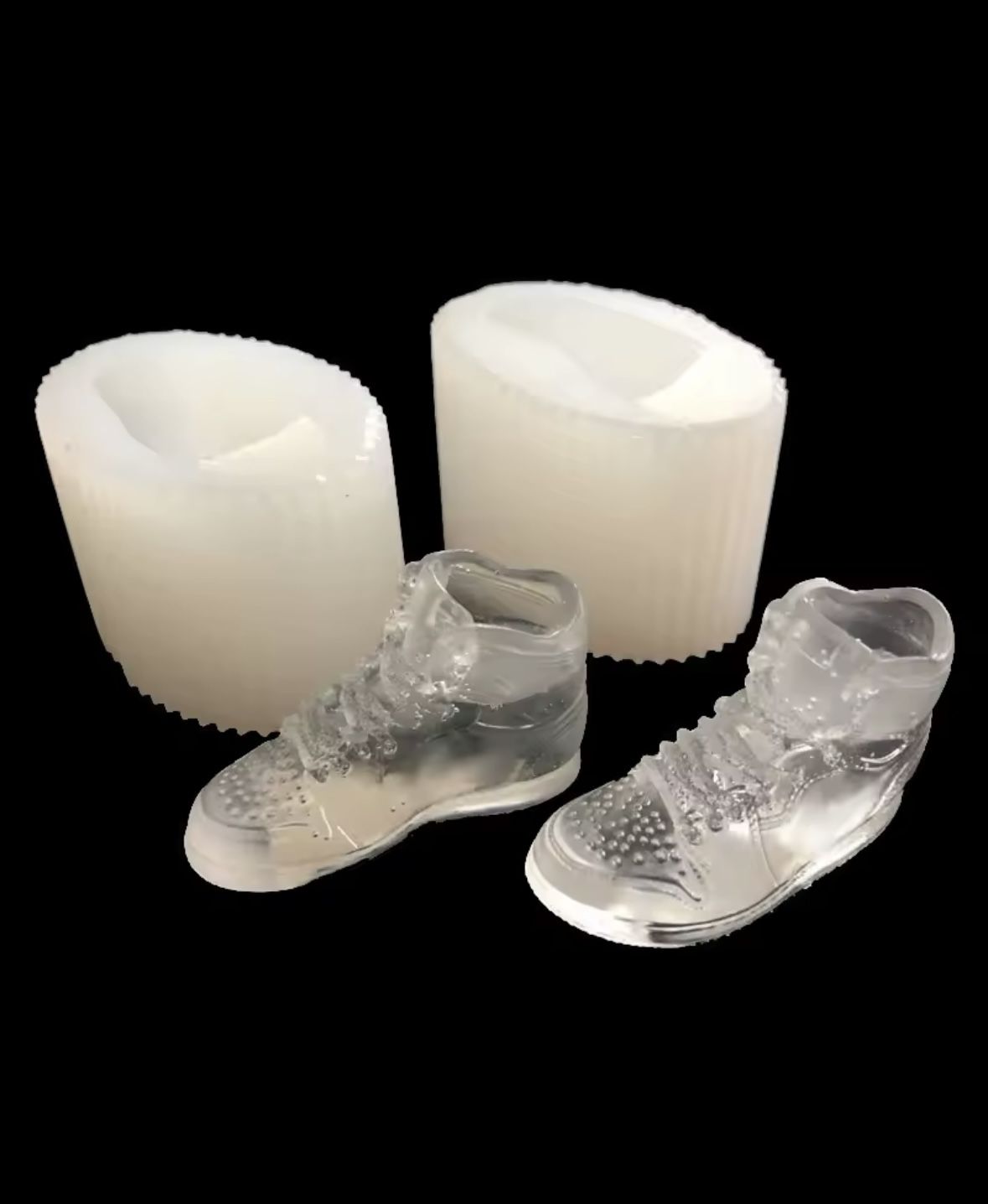3D Sports Shoes Silicone Candle Mold