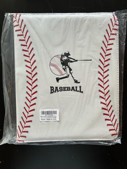 Baseball pokemon Card Binder with Baseball Spinning Keychain, Sports Card Binder with 900 Card Pockets, Waterproof PU Leather Baseball Card Holder