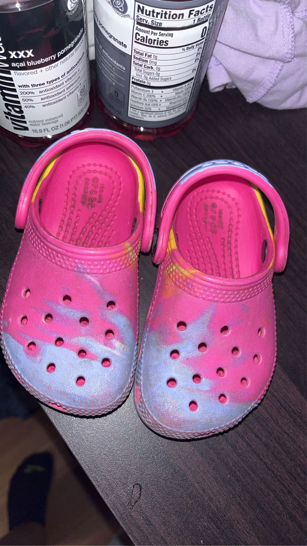 Used 6c Babygirl Crocs
