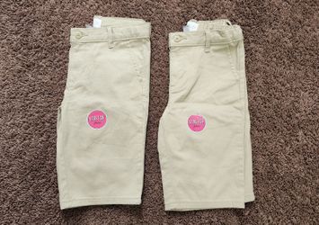 Girls School Khaki Shorts. Size 12 $15