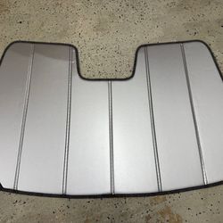 Covercraft UVS100 Custom Sunscreen Fits 2022-2023 Chevrolet Bolt EUV Silver