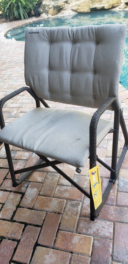 Strongback Patio Rocking Chair