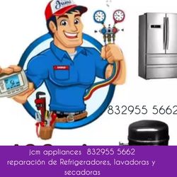 💥♨️REPARAIR REFRIGERATORS WASHER AND DRYER  ♨️♨️With  Warranty 