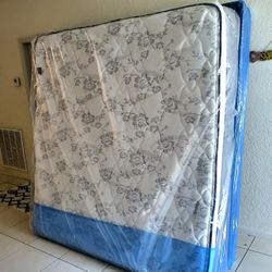 NEW KING PILLOW TOP MATTRESS AND BOX SPRING -- Also Available In All Sizes.