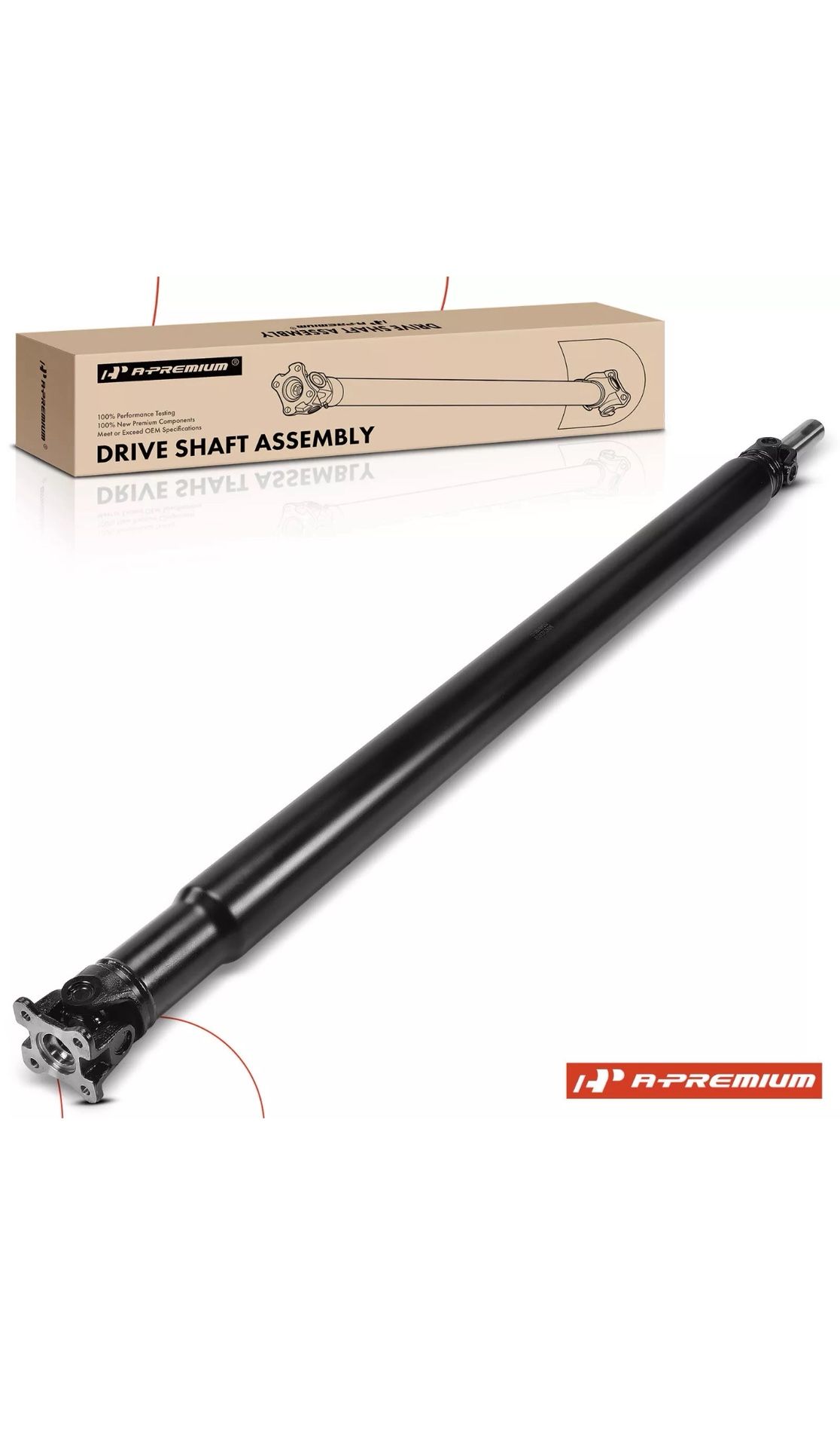 A-Premium Rear Complete Drive Shaft Prop Shaft Driveshaft Assembly Compatible with Dodge Ram 1-2008, 4WD, Automatic Transmission, 140.5" Wheel