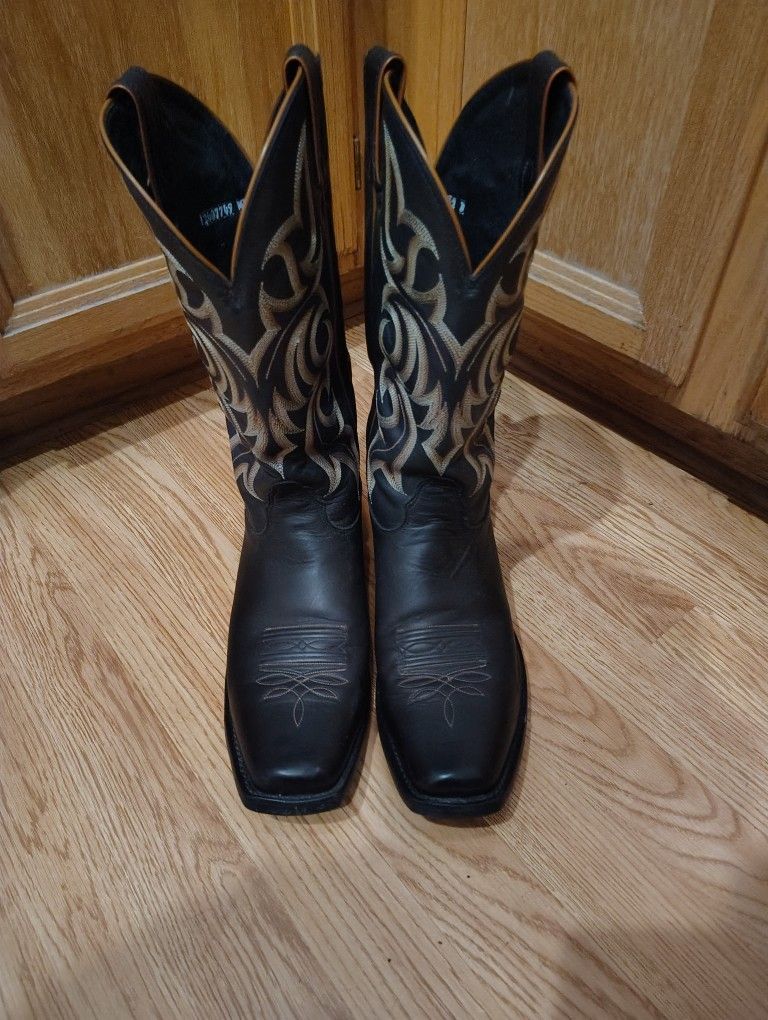 Nocona 12D Black Cowboy Boots