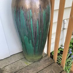 Beautiful Emerald Green Outdoor Pottery