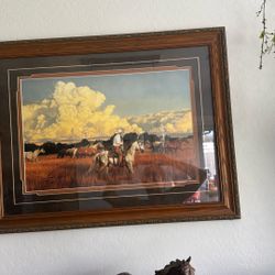 Signed Tim Cox Framed Print
