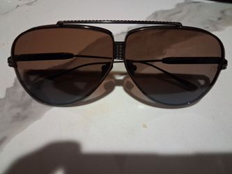 Valentino Titanium Pilot Sunglasses VLS-133 E Black Rhodium 59mm