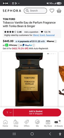 TOM FORD TOBACCO VANILLE 100ML