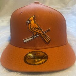 New Era 59FIFTY St. Louis Cardinals 2011 World Series Green UV Burnt Orange Fitted Hat 7 1/2