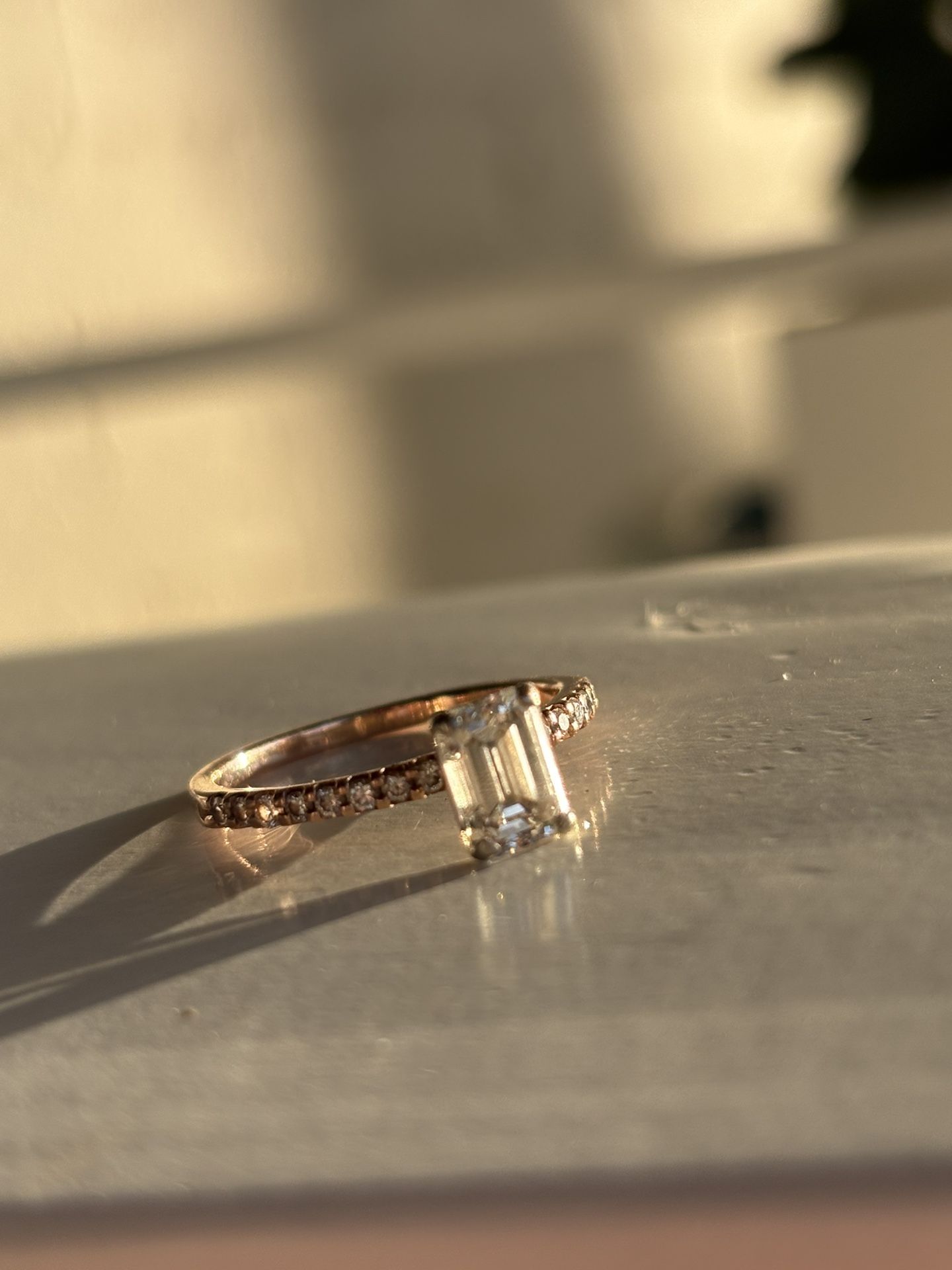 Emerald Cut Engagement Ring