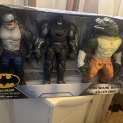Batman, Killer Croc, King Shark Set
