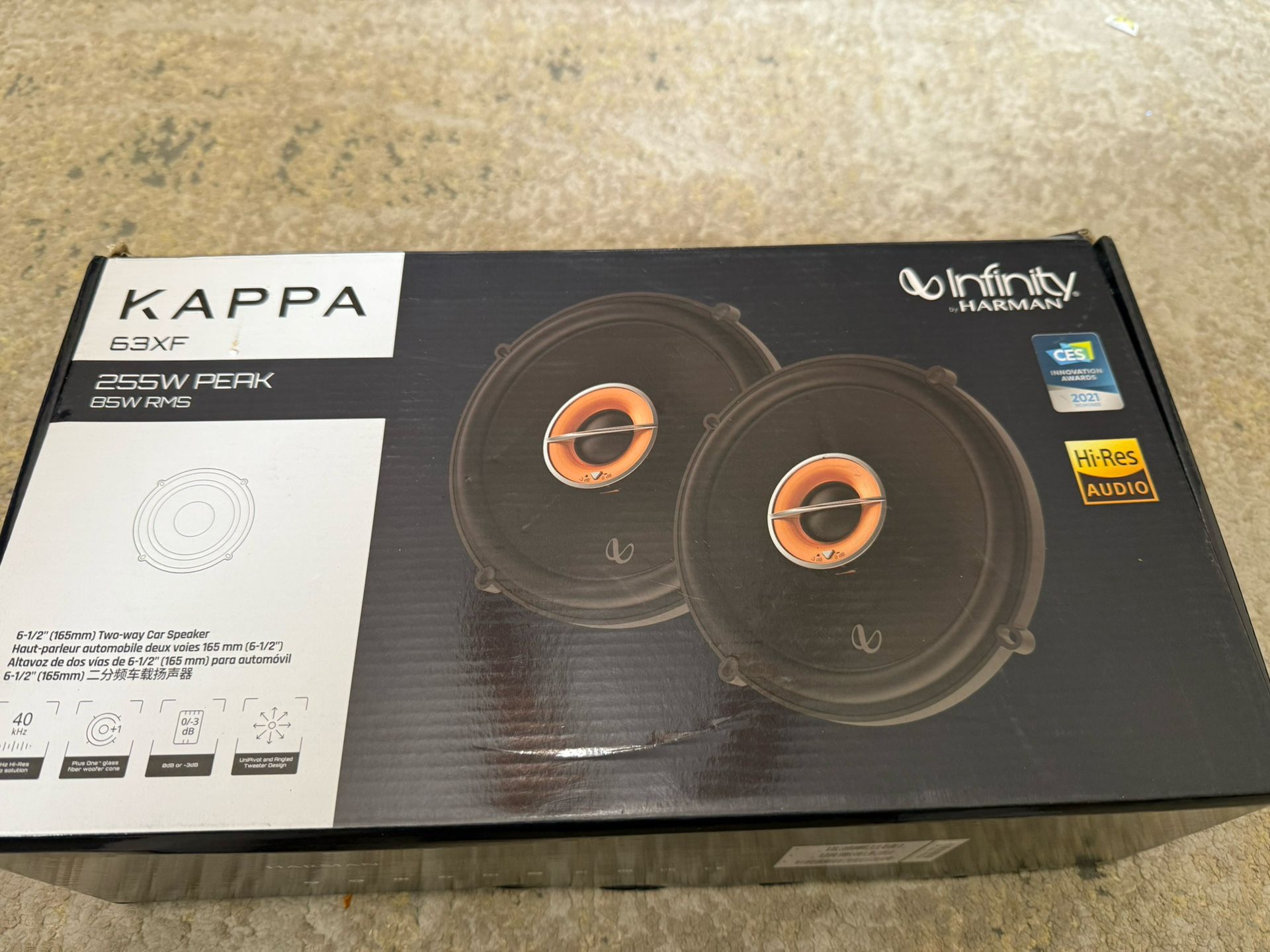 Infinity Kappa 63XF 6.5 Two Way Speakers, Not JL Audio, Bose, Alpine, Jbl