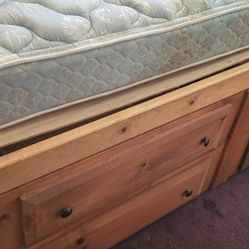 Twin Bed With Storage And Mattress