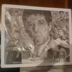 Lot Of 4 Classic Scarface Charcoal