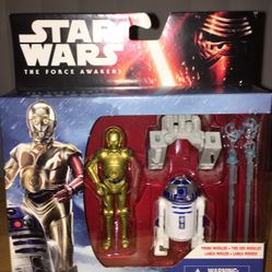 2015 Hasbro Star Wars The Force Awakens R2-D2 & C-3PO