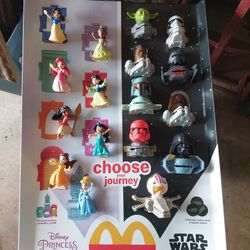 McDonald's happy meal Star Wars and Disney Princess set